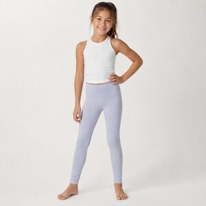 Athleta Girl Chit Chat Tight Purple Leggings Kids Activewear Pants Sz L 12